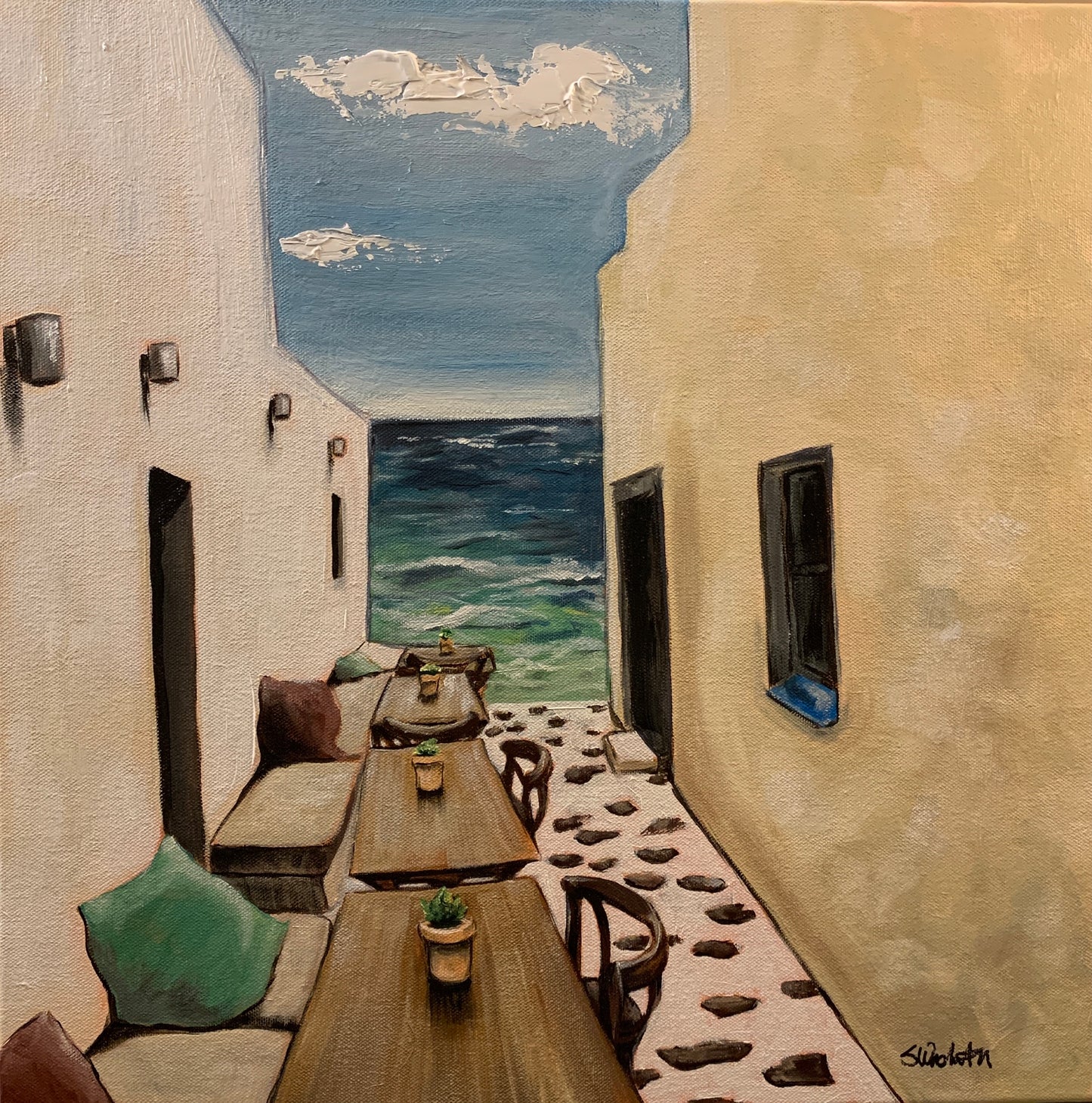 “Seaside Alley Cafe”