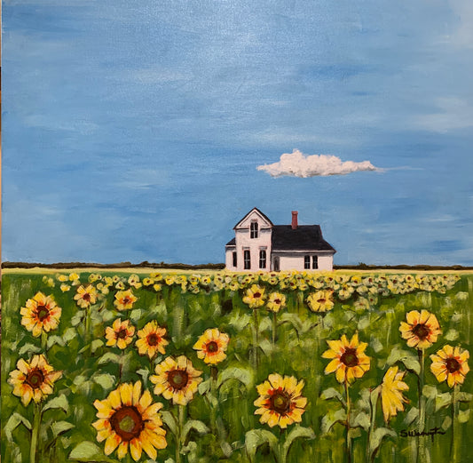 “Sunflower Solitude”