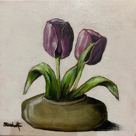 “Purple Tulips”