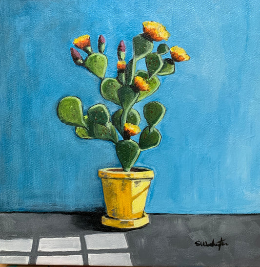 “Cactus in Yellow Pot”